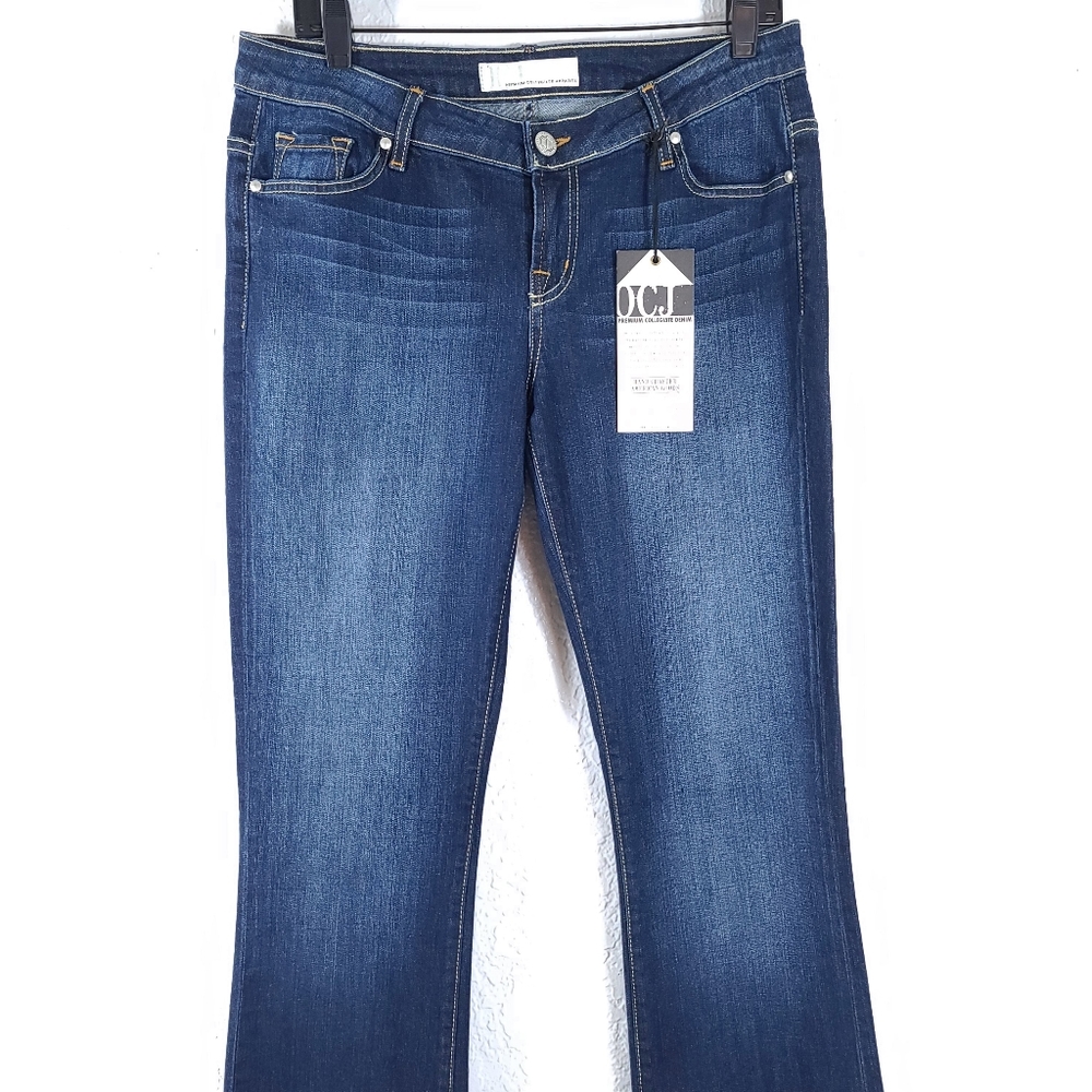 OCJ Apparel TCU Go Frogs Print Collegiate Jeans - Picture 3 of 9